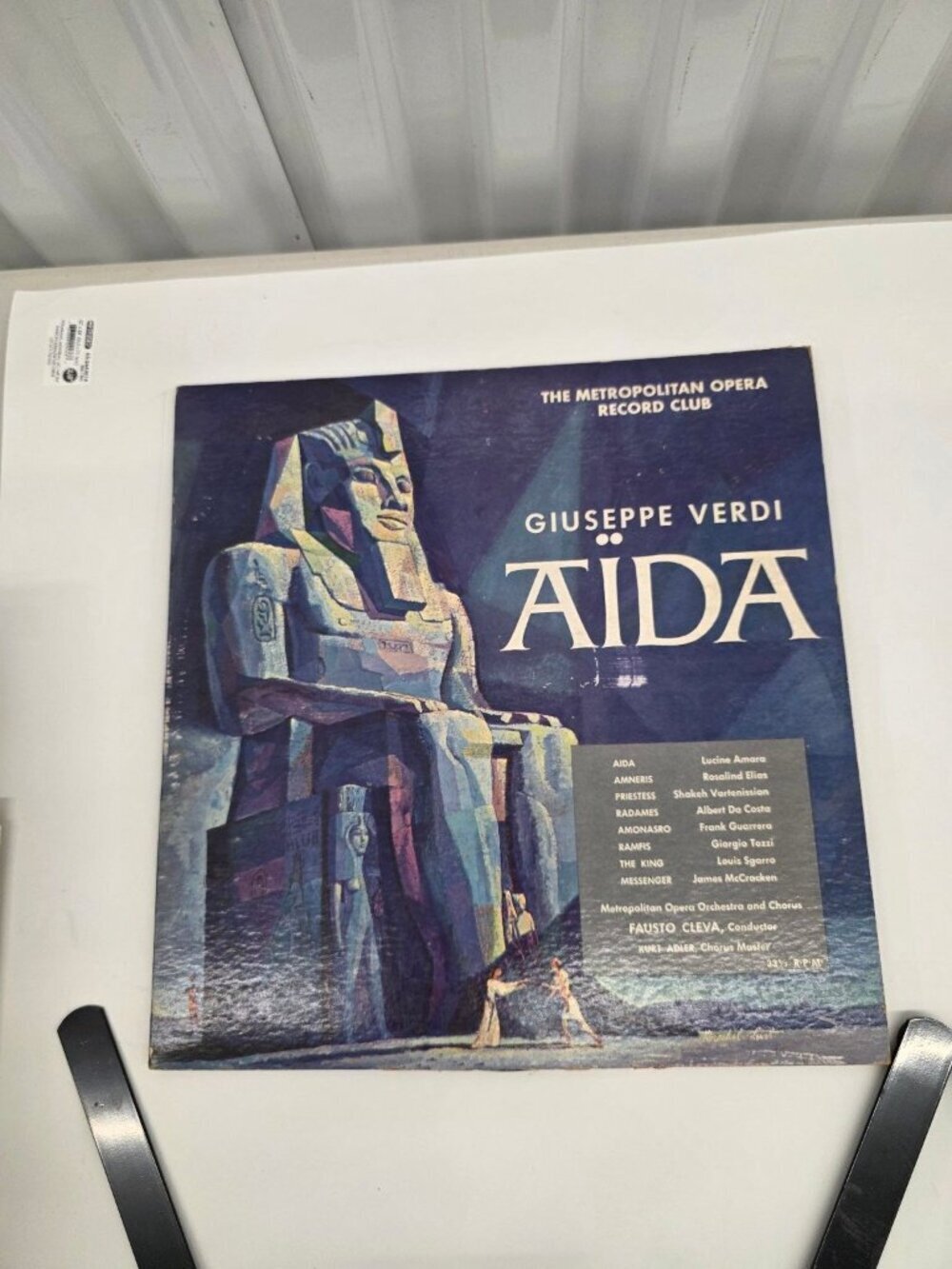 Verdi – Aida LP Opera Record Metropolitan Opera Record Club Classical 33RPM